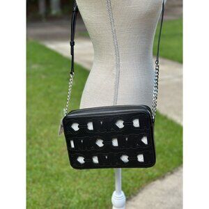 Michael Kors Jet Set Large Open Black East West Crossbody 32S4SJ6C7P NWT